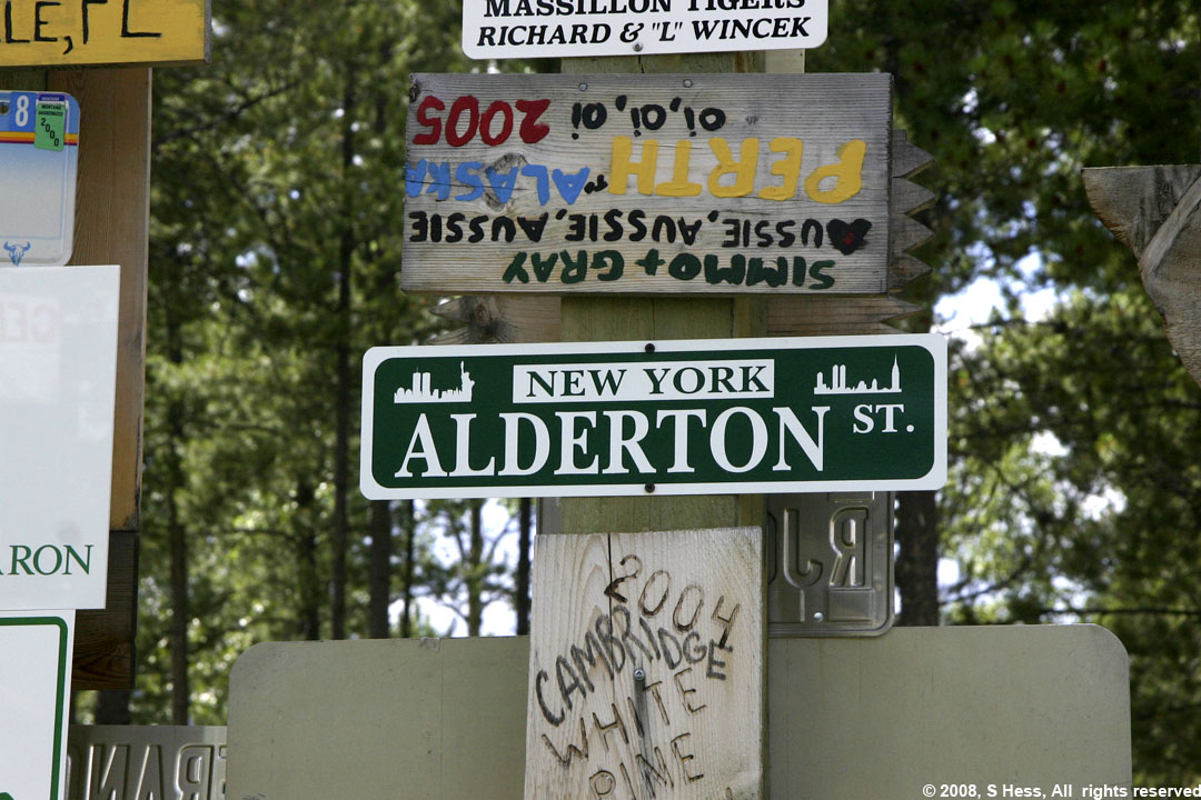 Alderton Street Sign